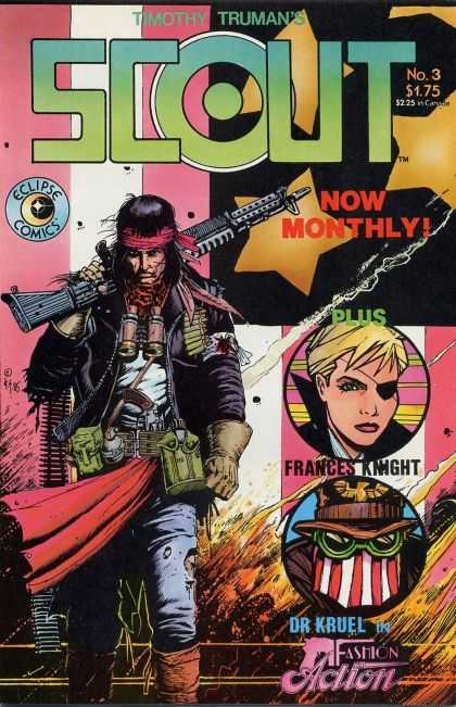 Scout 3 - Eclipse Comics - Timothy Trumans - Frances Knight - Dr Kruel - Fashion Action - Timothy Truman