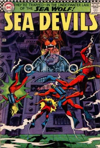 Sea Devils 33 - Sea Devils - Sea Wolf - Dc - Lair - Trapped - Jack Adler