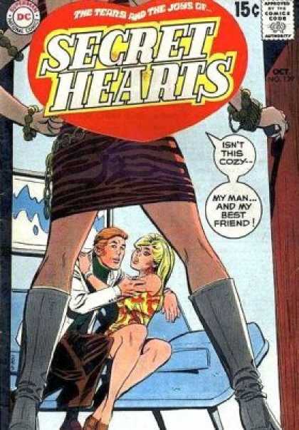 Secret Hearts 139 - Superman - Woman - Man - Sofa - Comics Code
