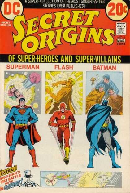 Secret Origins portadas comics