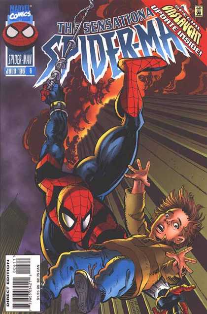 Sensational Spider-Man 6 - Marvel Comics - Spider Man - Update Inside - Direct Edition - Air Hero - Dan Jurgens, Klaus Janson