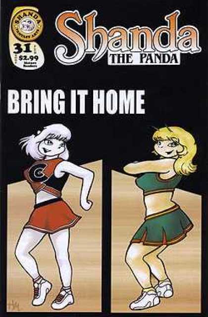 Shanda the Panda 31 - Comic - Art - Cheerleader - Mike Curtis