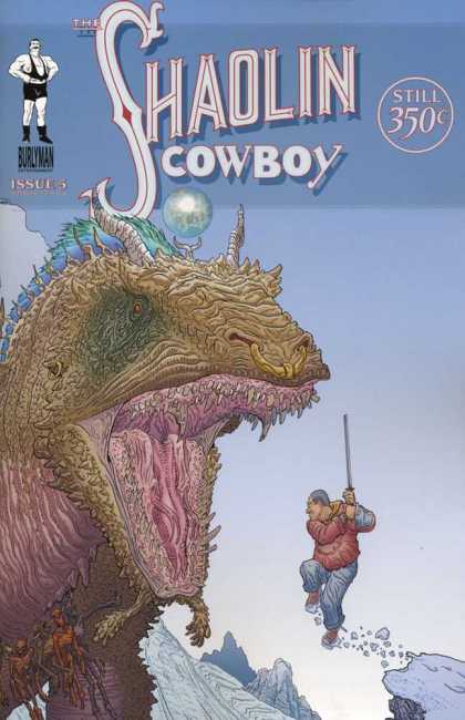 Shaolin Cowboy 5 - Dragon - Burlyman - Cliff - Sword - Snow - Geof Darrow