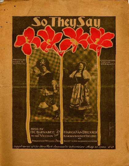 Sheet Music - So they say; Viceroy