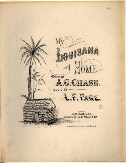 Sheet Music - My Louisiana home; My Louisana home