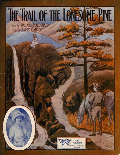 Sheet Music - The trail of the lonesome pine