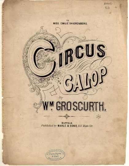Sheet Music - Circus galop