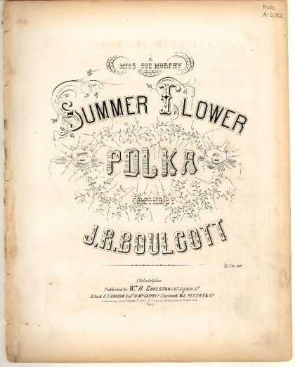 Sheet Music - Summer flower polka