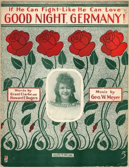Sheet Music - If he can fight like he can love Good night, Germany!