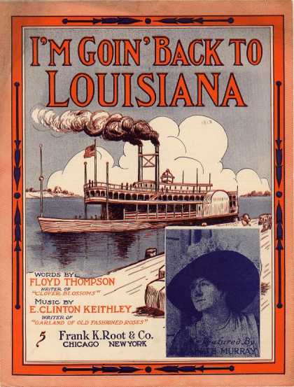 Sheet Music - I'm goin' back to Louisiana