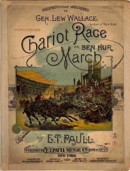 Sheet Music - Chariot race or Ben Hur march