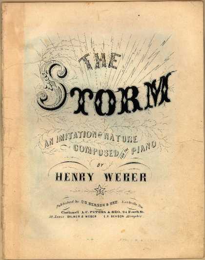 Sheet Music - The storm; An imitation of nature