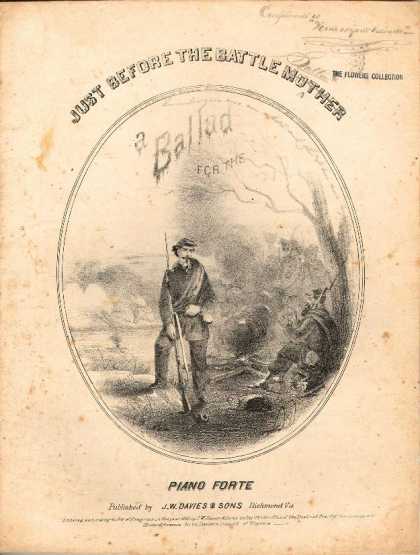 Sheet Music - Just before the battle Mother