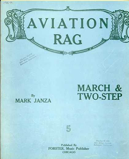 Sheet Music - Aviation rag