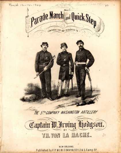 Sheet Music - Grand parade march; Parade march and quick step