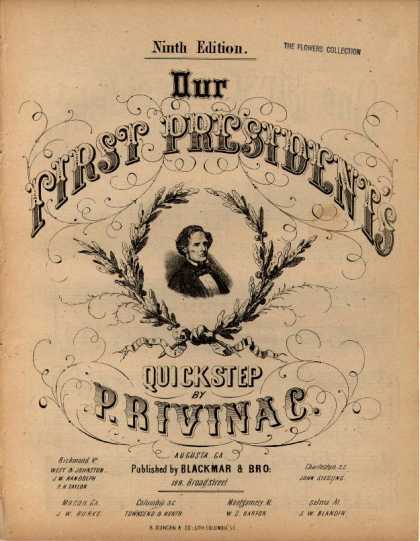 Sheet Music - Our first president's quickstep