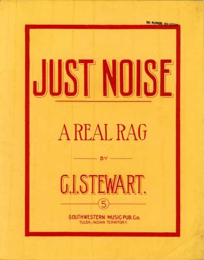 Sheet Music - Just noise; Real rag