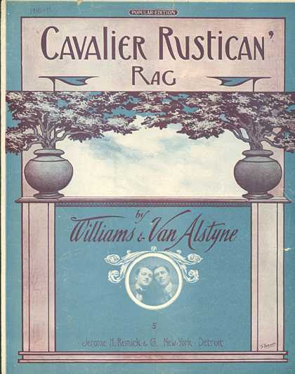 Sheet Music - Cavalier rustican' rag