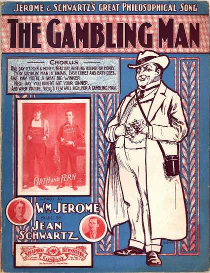 Sheet Music - Gambling man
