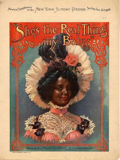 Sheet Music - She's the real thing, my baby