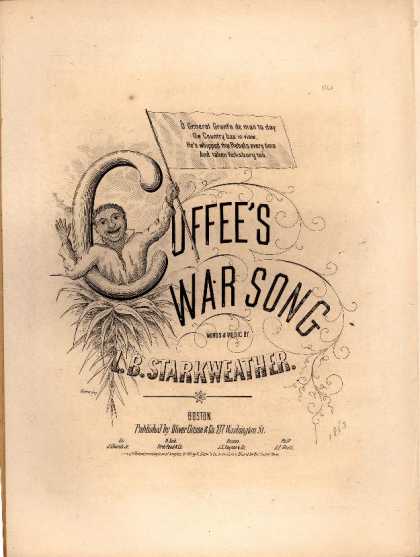 Sheet Music - Cuffee's war song