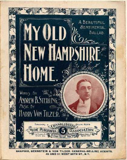 Sheet Music - My old New Hampshire home