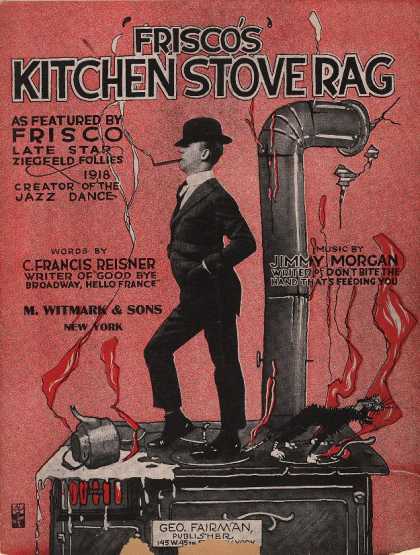 Sheet Music - Frisco's Kitchen stove rag