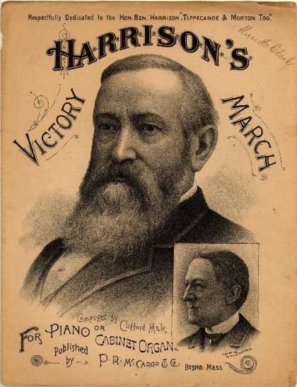 Sheet Music - Harrison's victory march