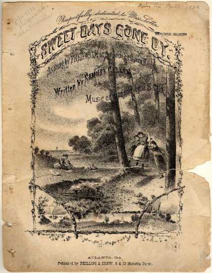 Sheet Music - Sweet days gone by