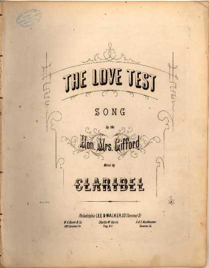 Sheet Music - Love test
