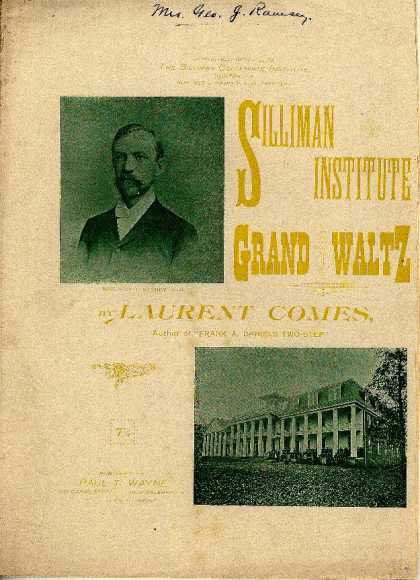 Sheet Music - Silliman Institute grand waltz; op. 17