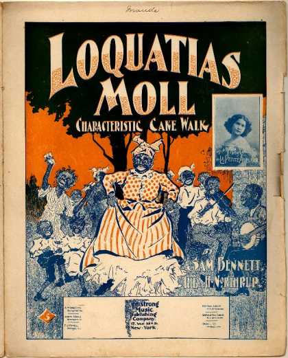 Sheet Music - Loquatias Moll; Characteristic cake walk