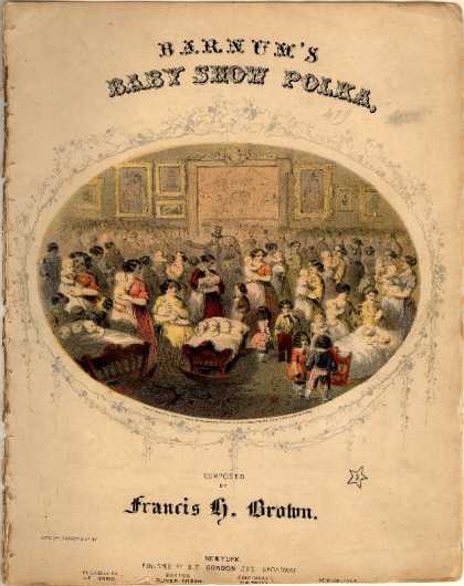 Sheet Music - Barnum's baby show polka