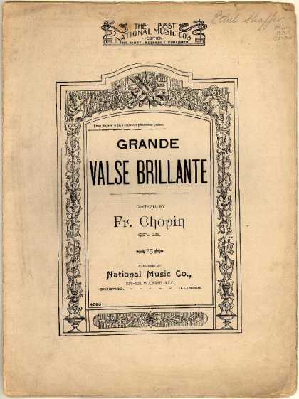 Sheet Music - Grande valse brillante; Op. 18