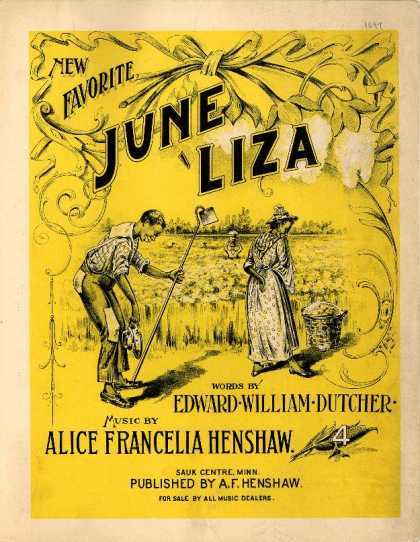 Sheet Music - June 'Liza