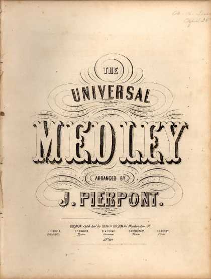 Sheet Music - Universal medley