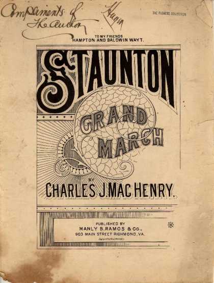 Sheet Music - Staunton grand march