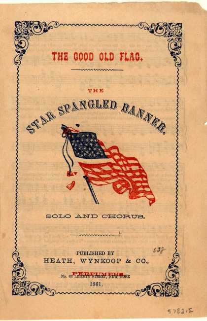 Sheet Music - The star-spangled banner; Good old flag