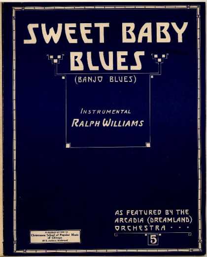 Sheet Music - Sweet baby blues; Banjo blues