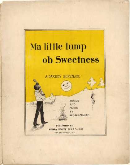 Sheet Music - Ma little lump ob sweetness; Carkey serenade