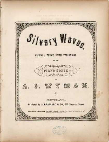 Sheet Music - Silvery waves