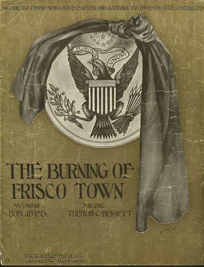 Sheet Music - The burning of Frisco town