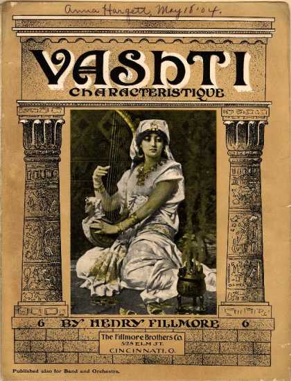 Sheet Music - Vashti; Characteristique