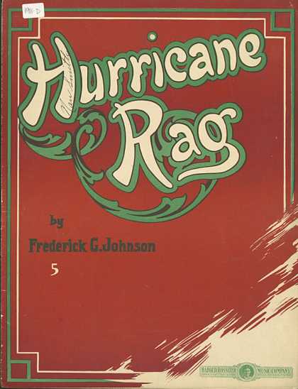 Sheet Music - Hurricane rag