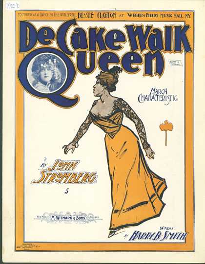 Sheet Music - De cake walk queen