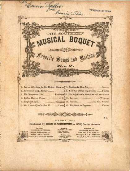 Sheet Music - Castles in the air; Scotch song