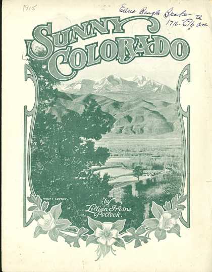 Sheet Music - Sunny Colorado