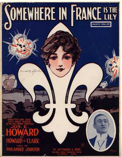 Sheet Music - Somewhere in France is the lily