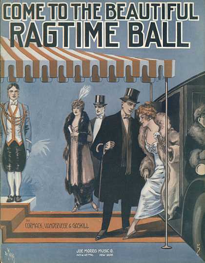 Sheet Music - Come to the beautiful ragtime ball