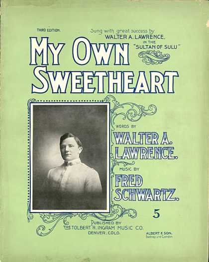 Sheet Music - My own sweetheart